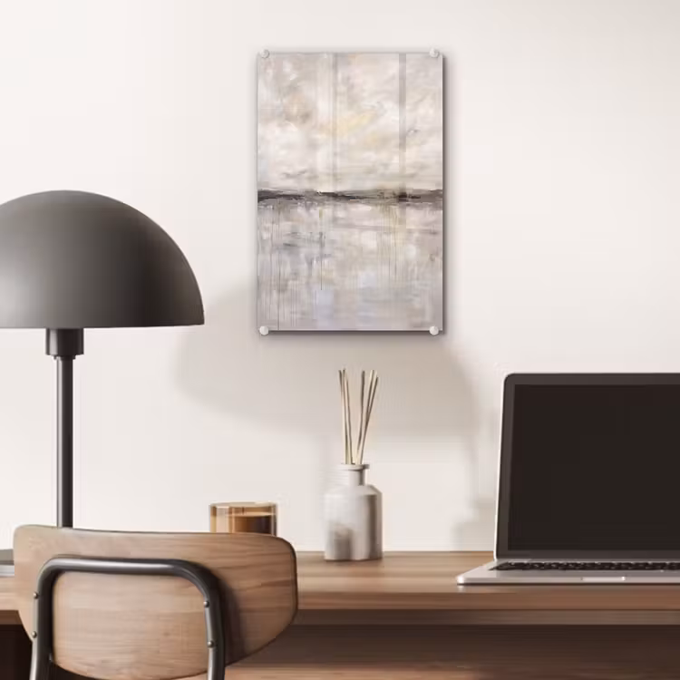 Glas schilderij - Landschap - Horizon - Natuur - Abstract - Neutraal — 7