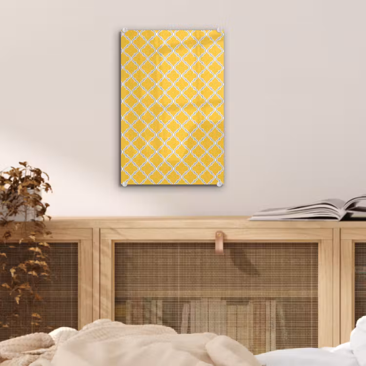 Glas schilderij - Lantaarn - Arabesk - Elegant - Geel — 5
