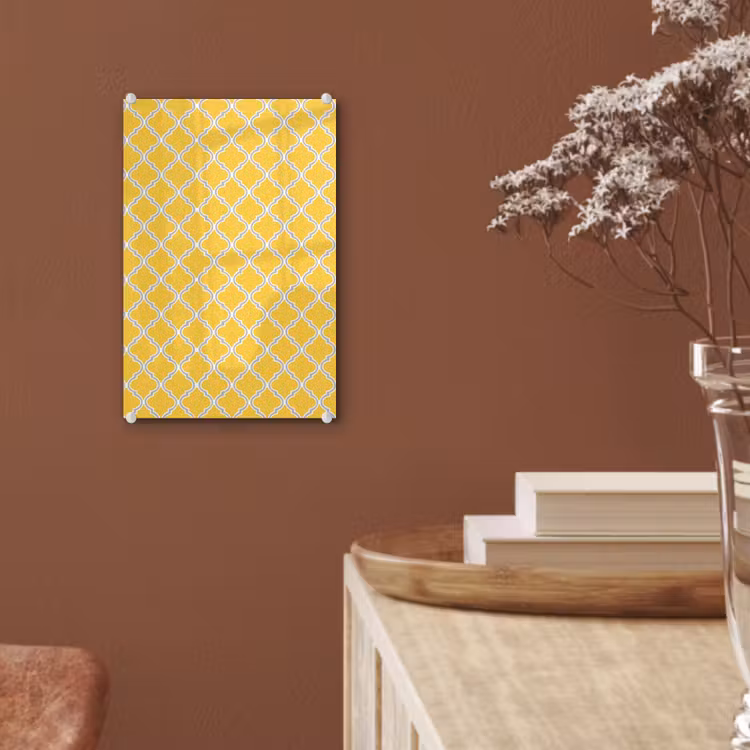 Glas schilderij - Lantaarn - Arabesk - Elegant - Geel — 6