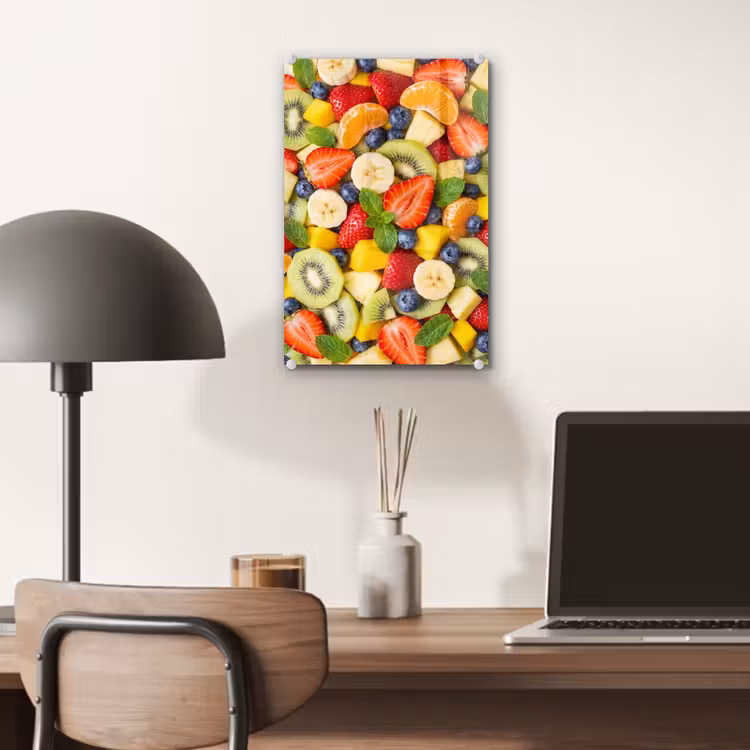 Glas schilderij - Fruit - Plakjes - Eten - Kleurrijk — 7