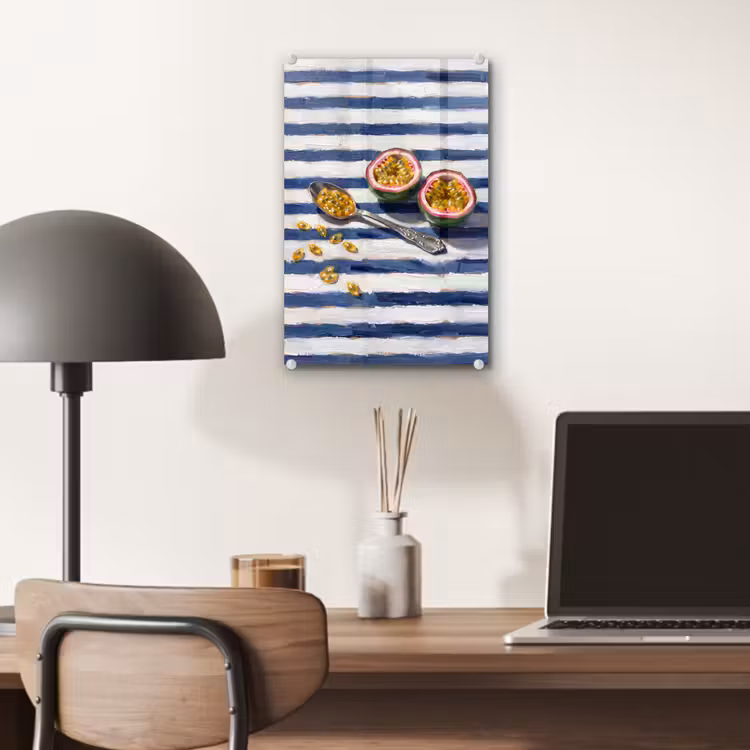 Glas schilderij - Eten - Passievrucht - Tropisch - Modern - Kleurrijk — 7