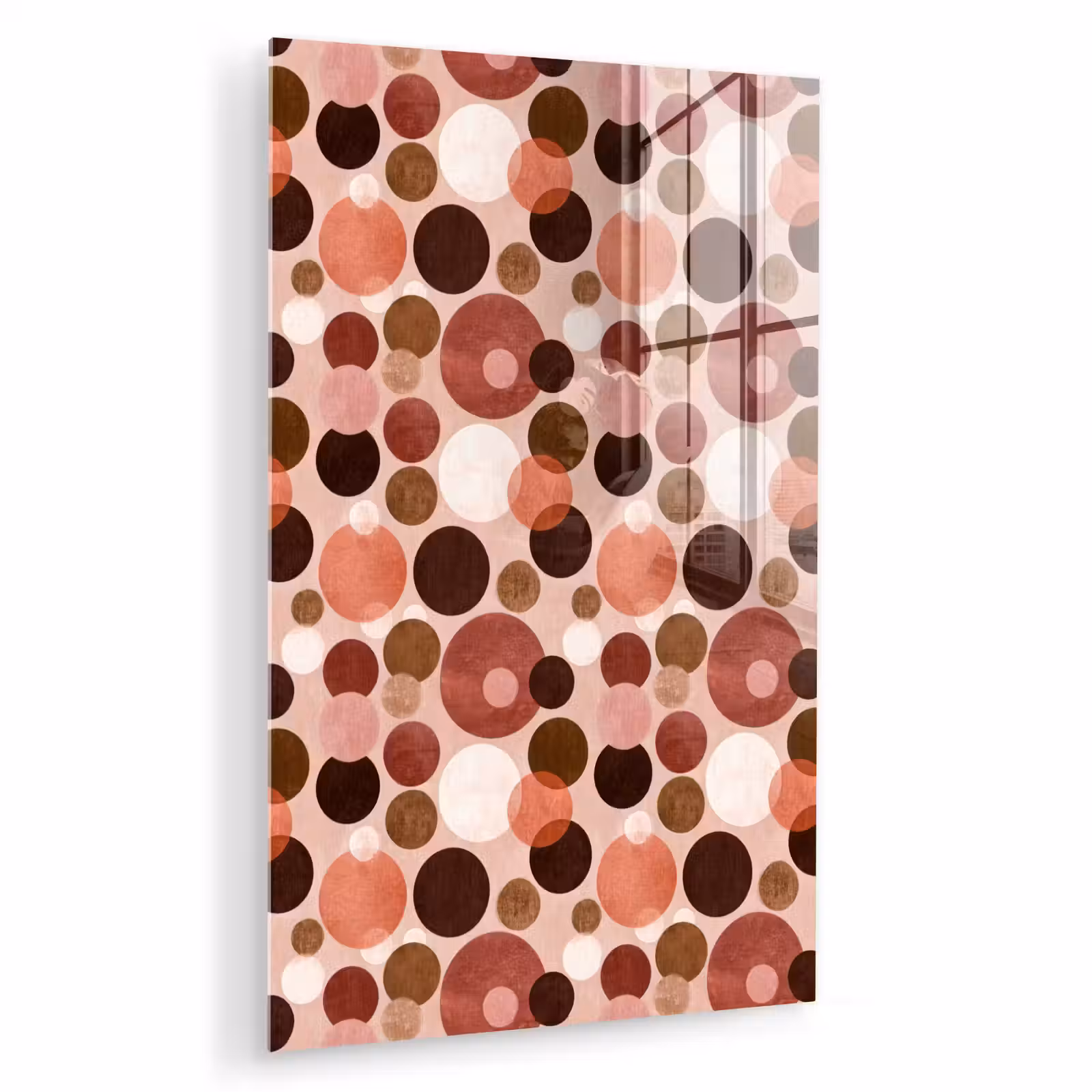 Glas schilderij - Cirkels - Modern - Kleurrijk — 1