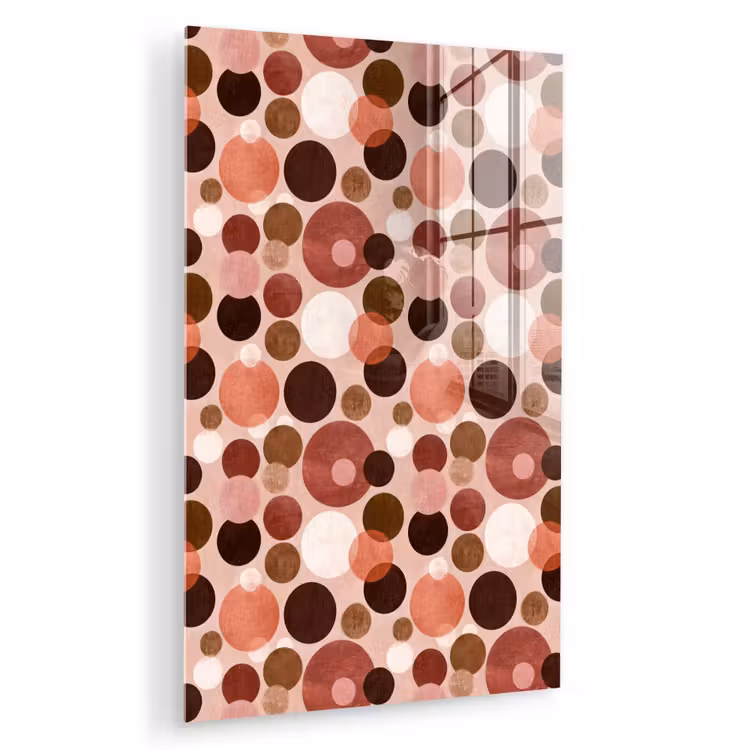 Glas schilderij - Cirkels - Modern - Kleurrijk — 1