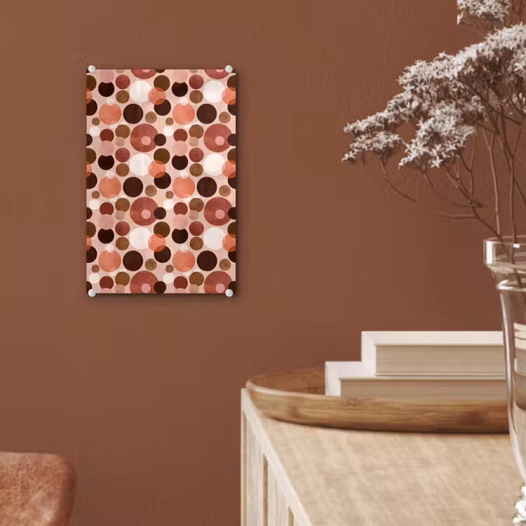 Glas schilderij - Cirkels - Modern - Kleurrijk — 6