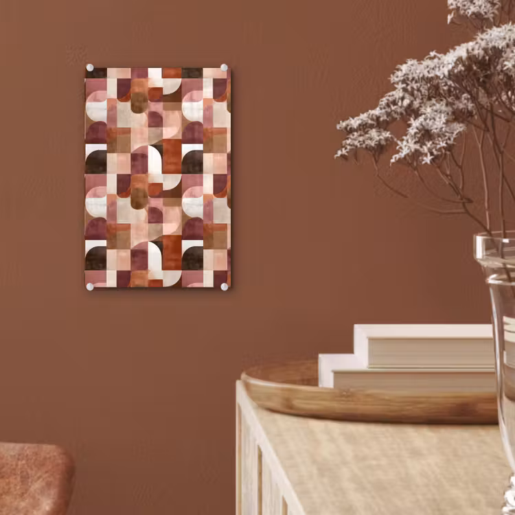 Glas schilderij - Geometrie - Modern - Retro — 6