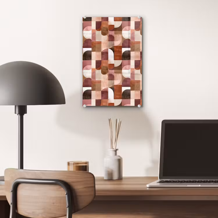 Glas schilderij - Geometrie - Modern - Retro — 7