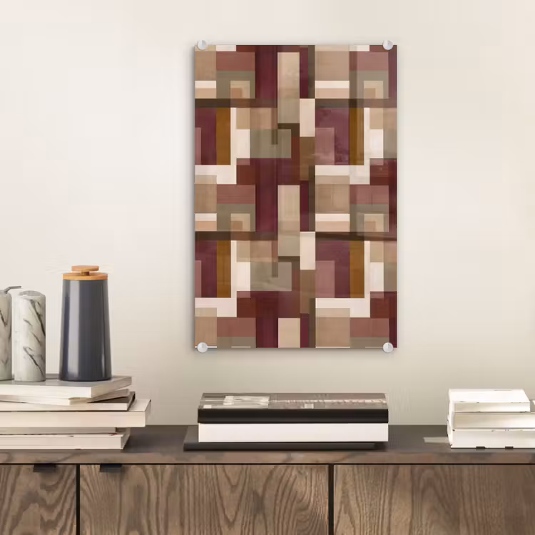 Glas schilderij - Modern - Geometrie - Kleurrijk — 2