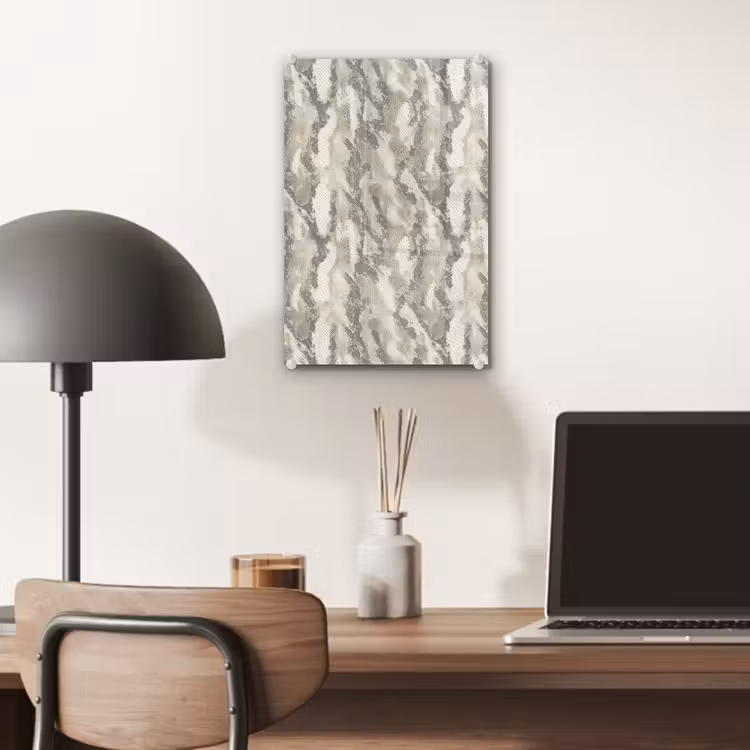 Glas schilderij - Slang - Patroon - Taupe — 7