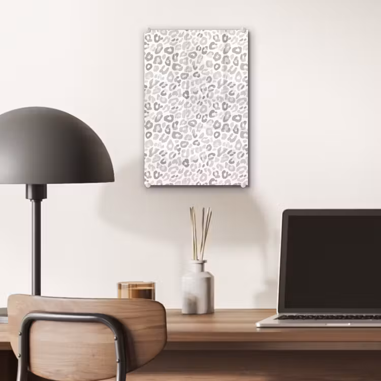 Glas schilderij - Luipaard - Motief - Grijs — 7