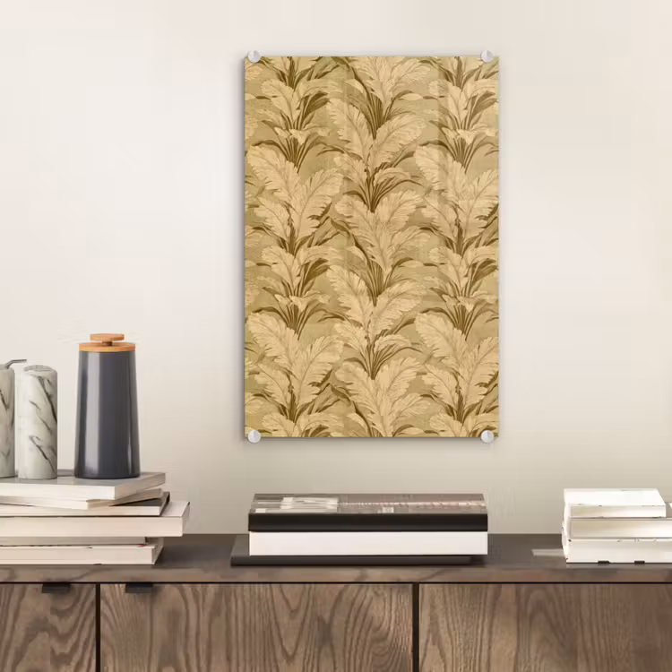 Glas schilderij - Palmbladeren - Klassiek - Groen — 2