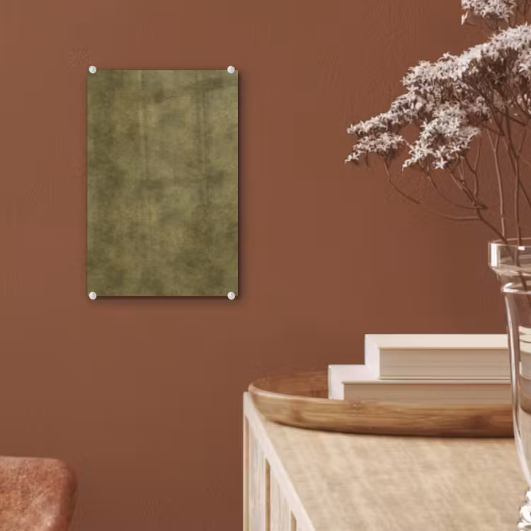 Glas schilderij - Textuur - Abstract - Groen — 6