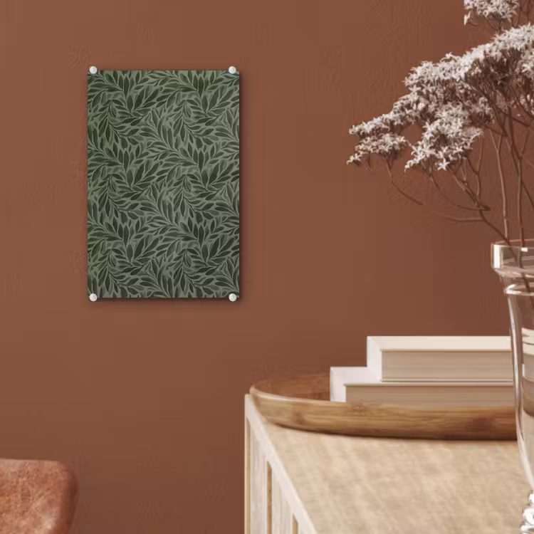 Glas schilderij - Bladeren - Organisch - Groen — 6