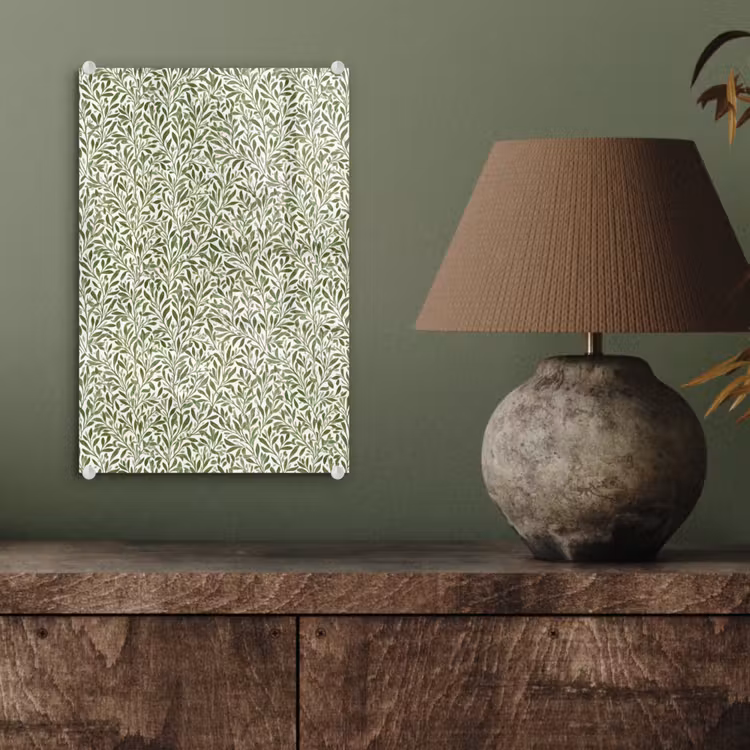 Glas schilderij - Botanisch - Takken - Groen — 4