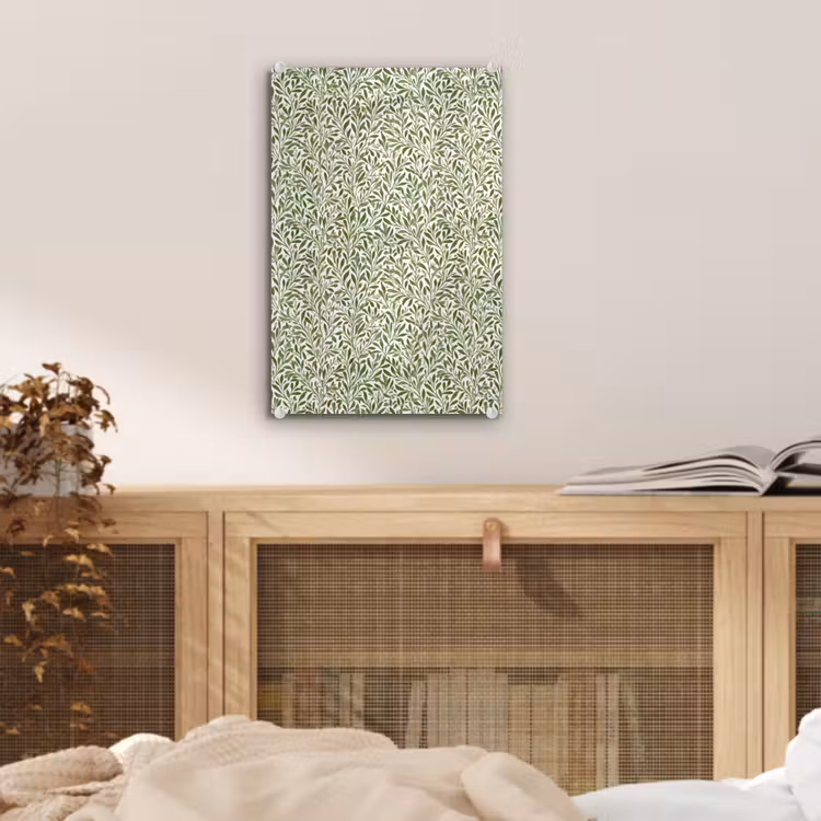 Glas schilderij - Botanisch - Takken - Groen — 5