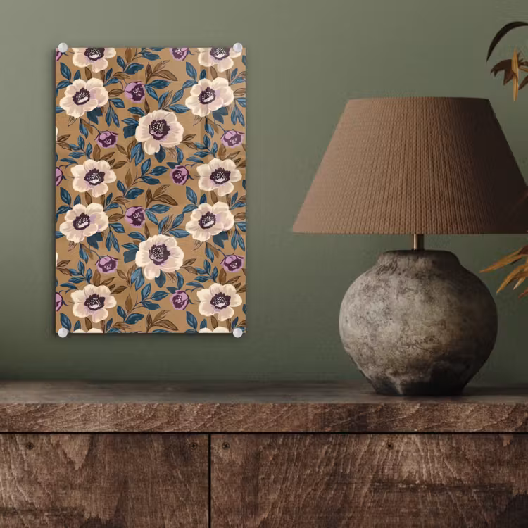 Glas schilderij - Floraal - Stilleven - Kleurrijk — 4