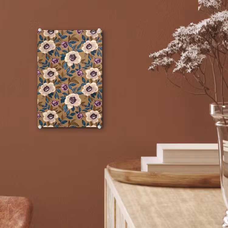Glas schilderij - Floraal - Stilleven - Kleurrijk — 6