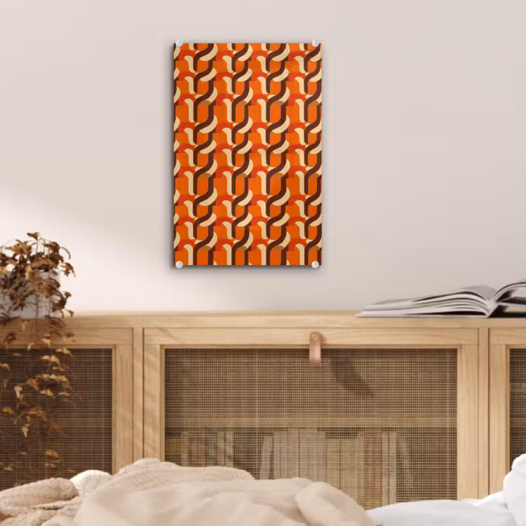 Glas schilderij - Retro - Modern - Kleurrijk — 5