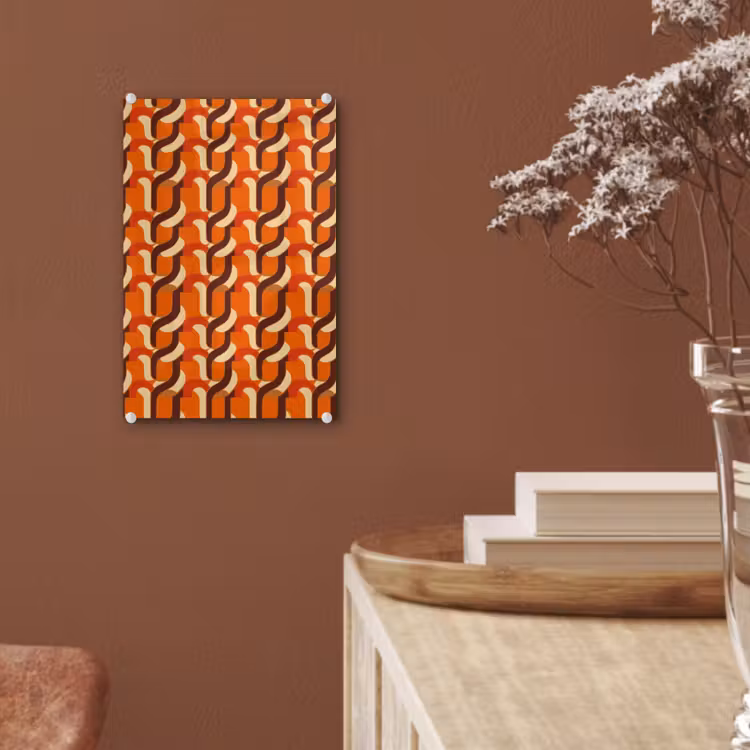 Glas schilderij - Retro - Modern - Kleurrijk — 6