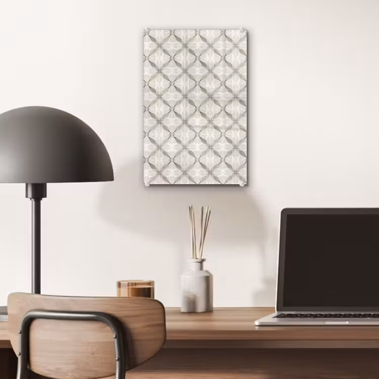 Glas schilderij - Grafisch - Patroon - Grijs — 7