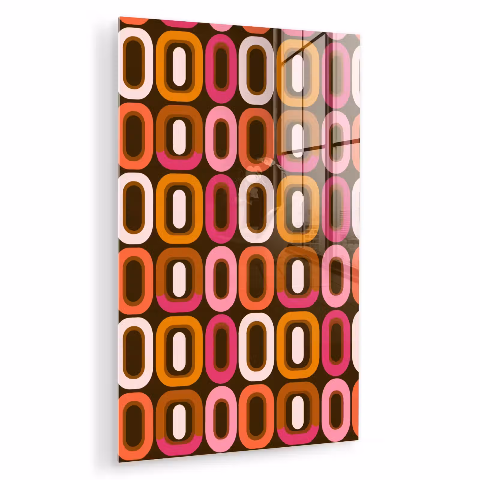 Glas schilderij - Modern - Retro - Kleurrijk — 1