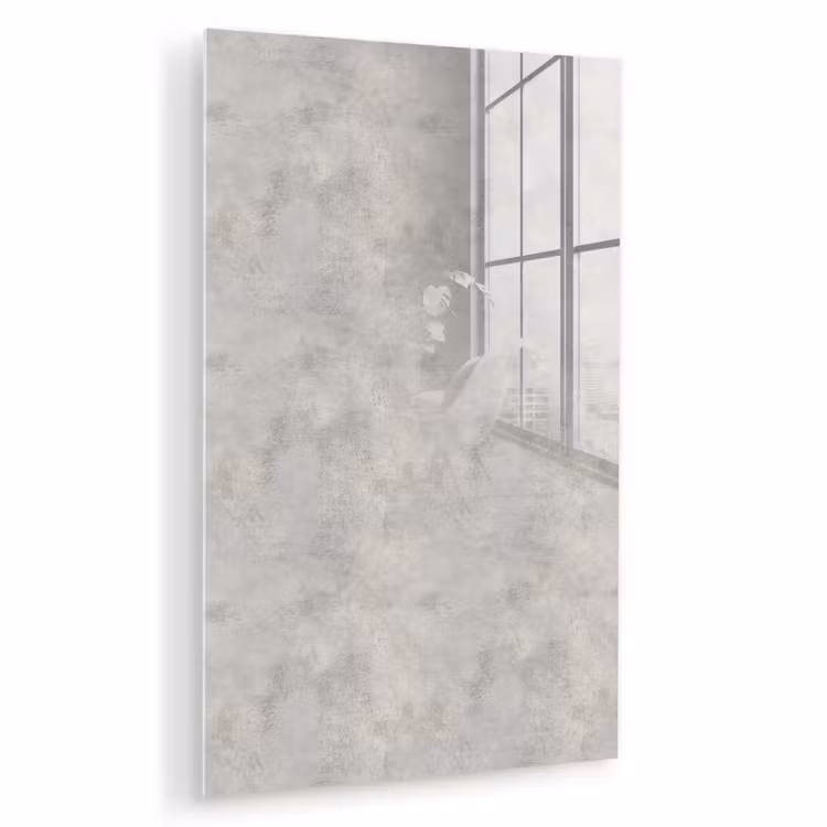 Glas schilderij - Grijs - Beton - Industrieel — 1