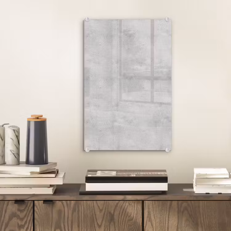Glas schilderij - Grijs - Beton - Neutraal — 2