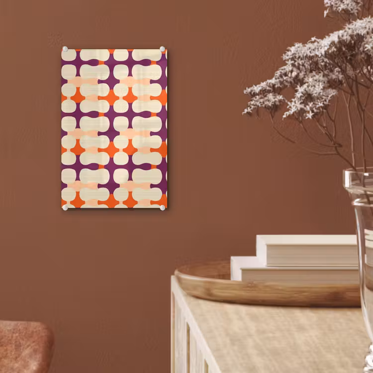 Glas schilderij - Modern - Patroon - Kleurrijk — 6