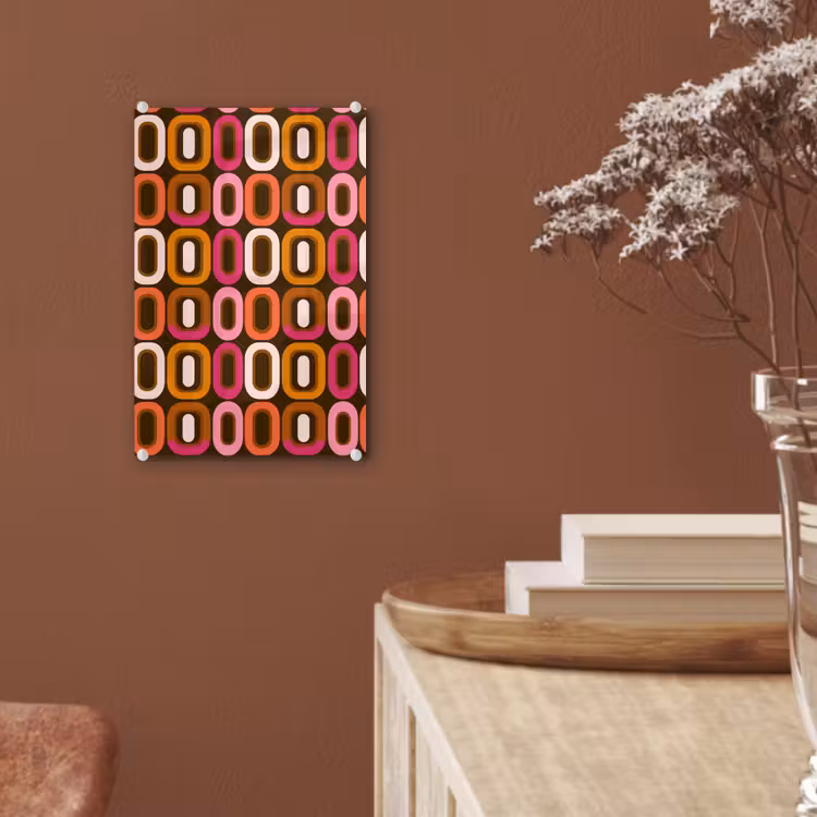 Glas schilderij - Modern - Retro - Kleurrijk — 6