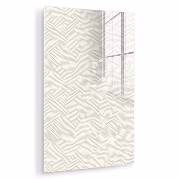 Glas schilderij - Textuur - Abstract - Beige — 1