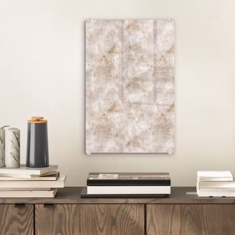 Glas schilderij - Marmer - Patroon - Klassiek — 2