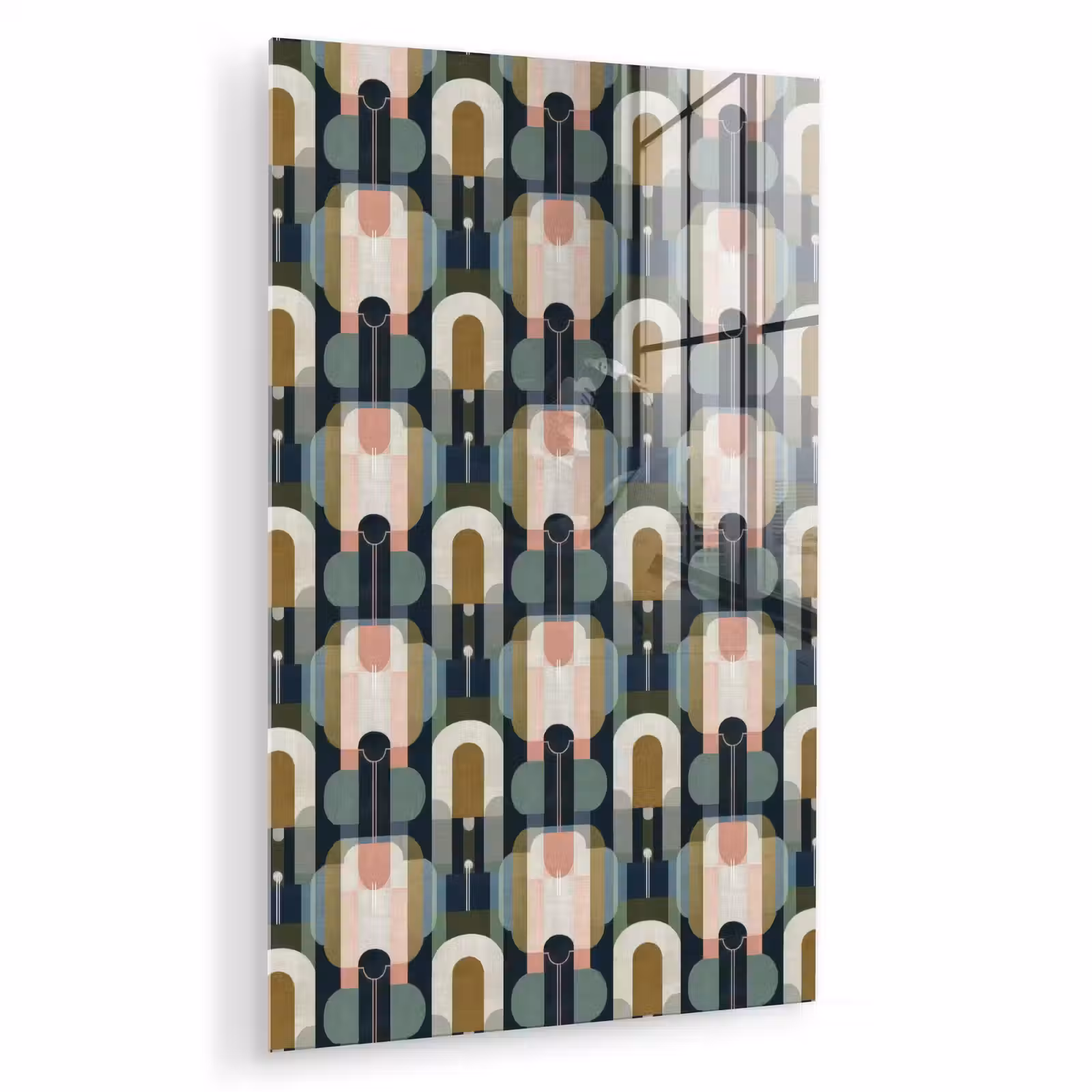 Glas schilderij - Geografisch - Modern - Kleurrijk — 1