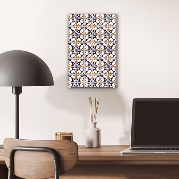 Glas schilderij - Klassiek - Patroon - Kleurrijk — 7