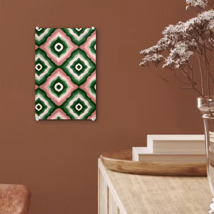 Glas schilderij - Ontwerp - Organisch - Kleurrijk — 6