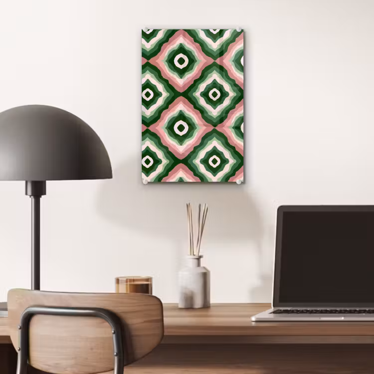 Glas schilderij - Ontwerp - Organisch - Kleurrijk — 7