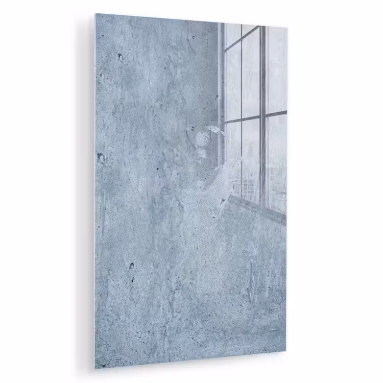 Glas schilderij - Oppervlak - Ruw - Abstract - Modern - Grijs — 1