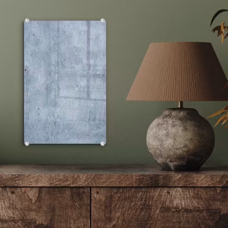 Glas schilderij - Oppervlak - Ruw - Abstract - Modern - Grijs — 4