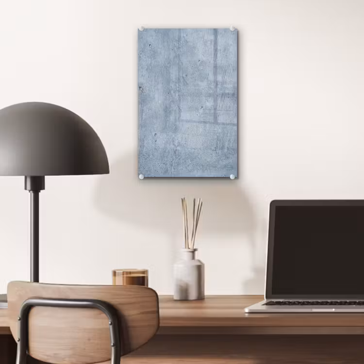 Glas schilderij - Oppervlak - Ruw - Abstract - Modern - Grijs — 7