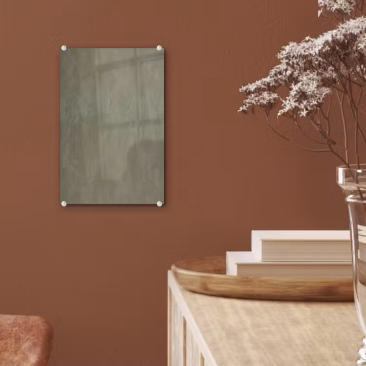 Glas schilderij - Textuur - Betonlook - Achtergrond - Modern - Groen — 6