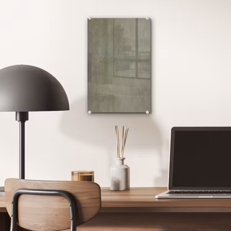 Glas schilderij - Textuur - Betonlook - Achtergrond - Modern - Groen — 7