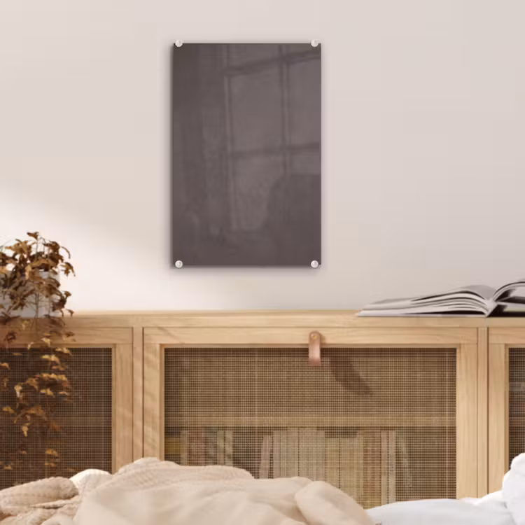 Glas schilderij - Textuur - Grijs - Modern - Abstract - Oppervlak — 5