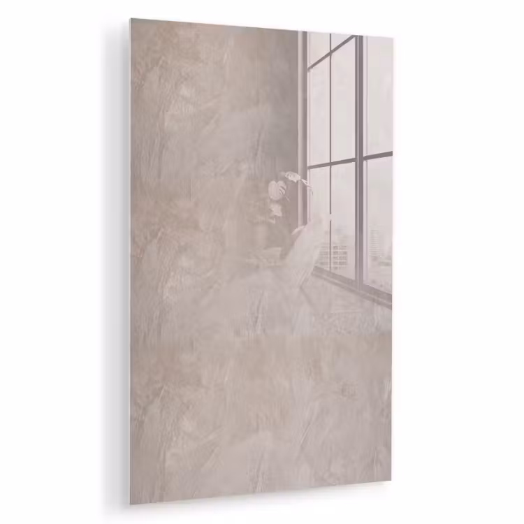 Glas schilderij - Textuur - Wand - Modern - Beige - Abstract — 1