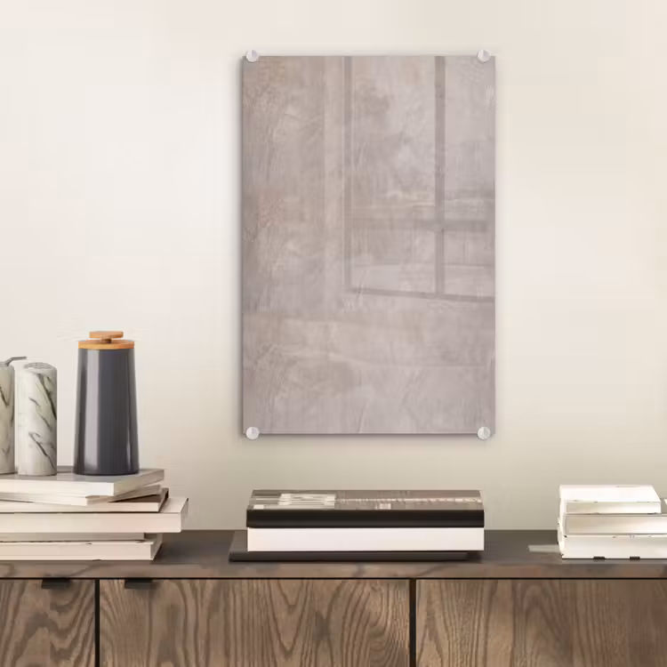 Glas schilderij - Textuur - Wand - Modern - Beige - Abstract — 2