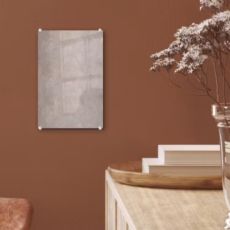 Glas schilderij - Textuur - Wand - Modern - Beige - Abstract — 6