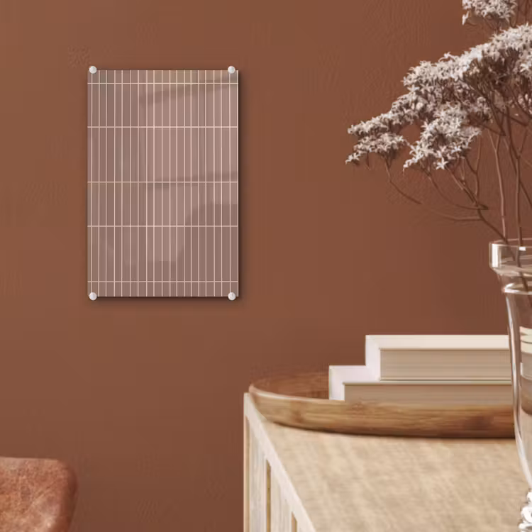 Glas schilderij - Verticaal - Wandtegel - Terracotta — 6