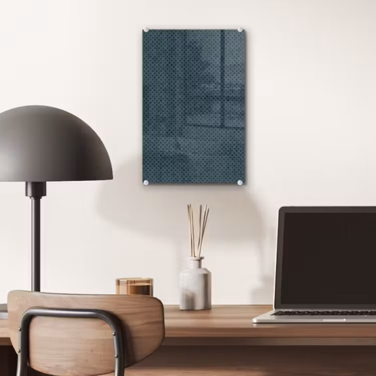 Glas schilderij - Patroon - Mozaïek - Groen — 7