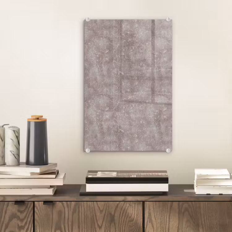 Glas schilderij - Marmer - Patroon - Mauve — 2