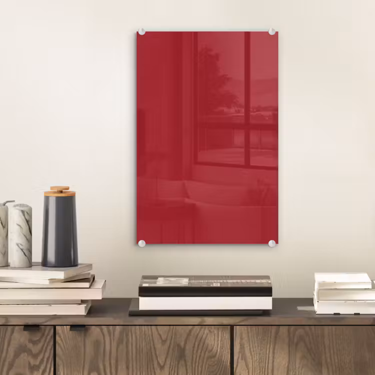 Glas schilderij - Burgundy - Wine - Rood — 2