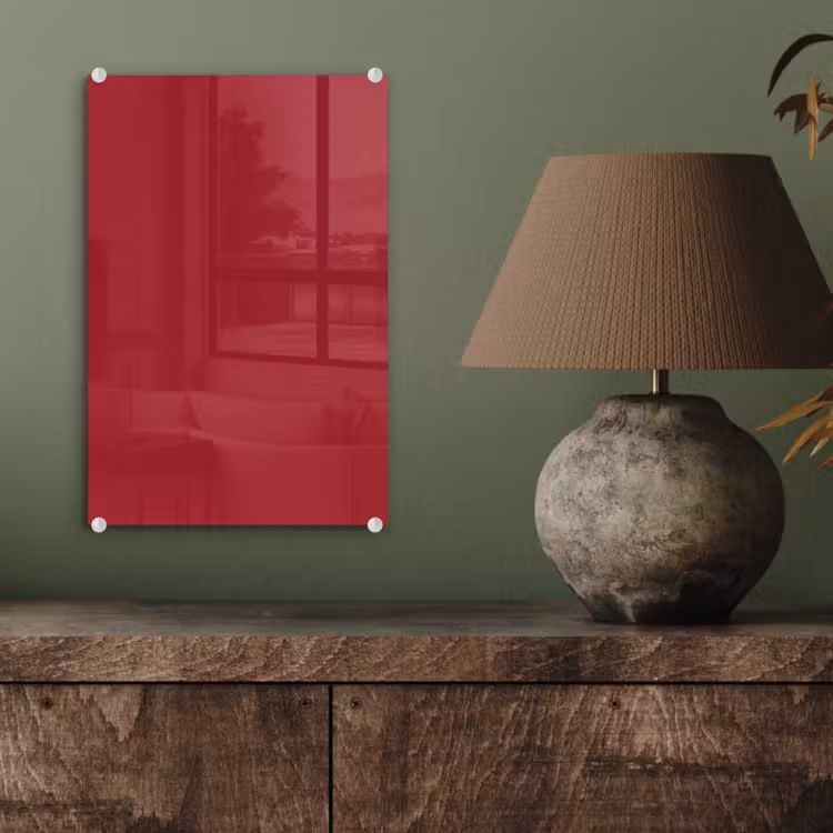 Glas schilderij - Burgundy - Wine - Rood — 4