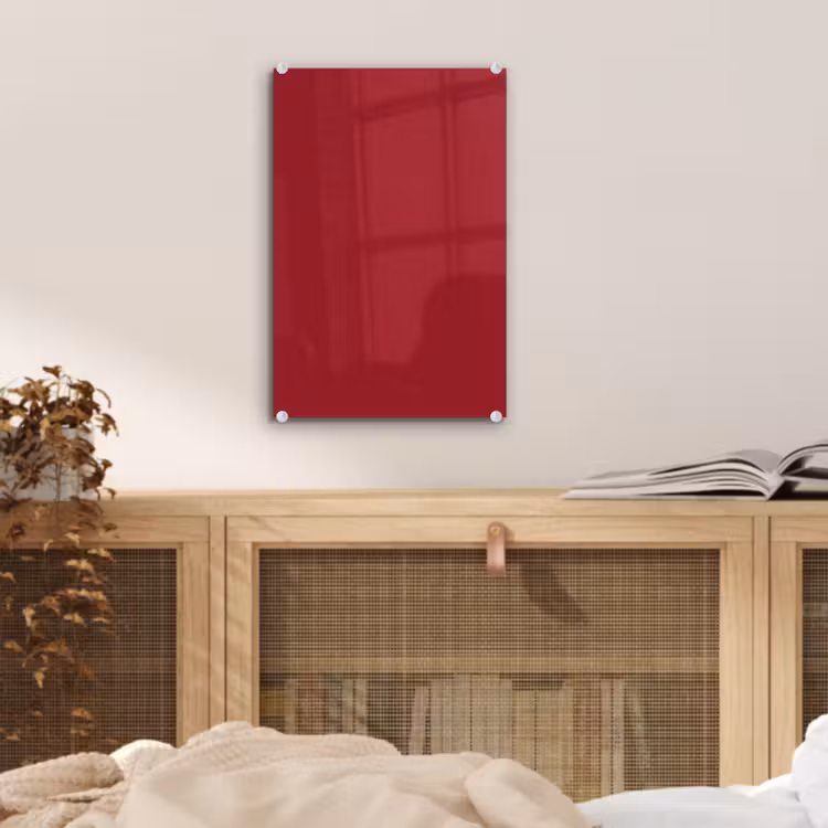 Glas schilderij - Burgundy - Wine - Rood — 5