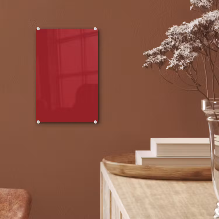 Glas schilderij - Burgundy - Wine - Rood — 6